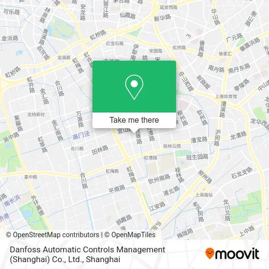 Danfoss Automatic Controls Management (Shanghai) Co., Ltd. map