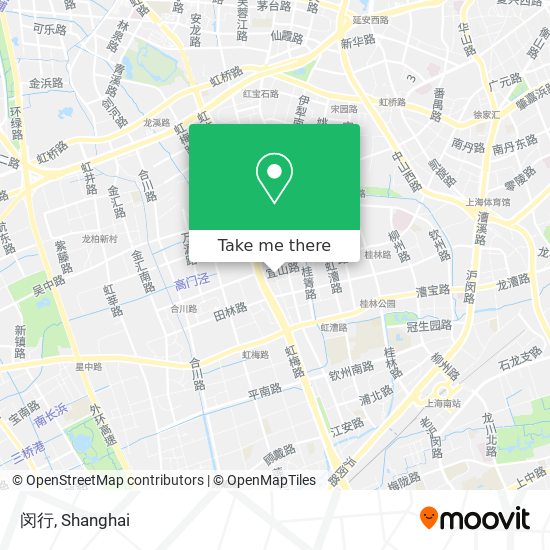 闵行 map