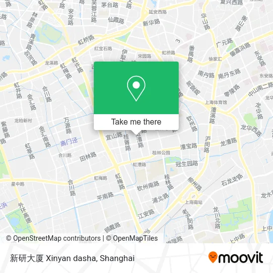 新研大厦 Xinyan dasha map