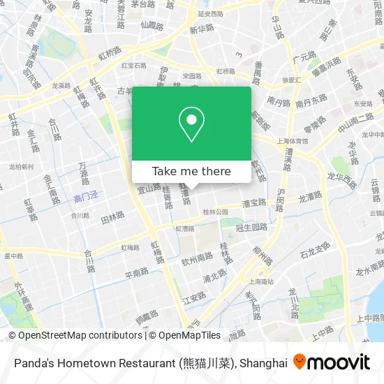 Panda's Hometown Restaurant (熊猫川菜) map