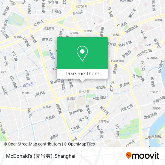McDonald's (麦当劳) map