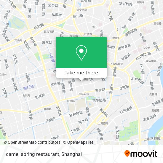 camel spring restaurant map