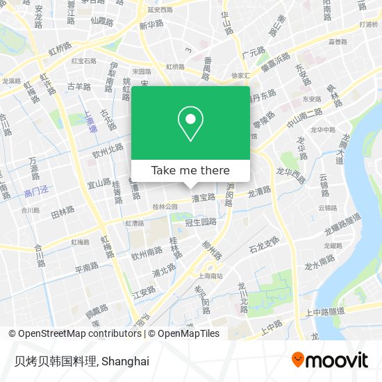贝烤贝韩国料理 map