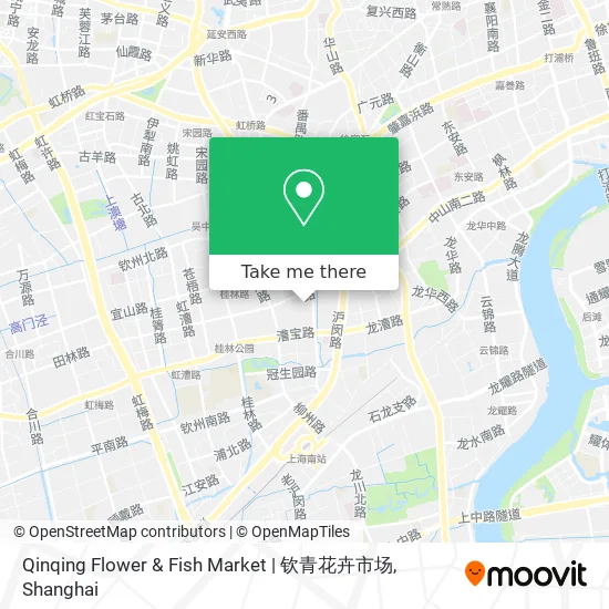 Qinqing Flower & Fish Market | 钦青花卉市场 map