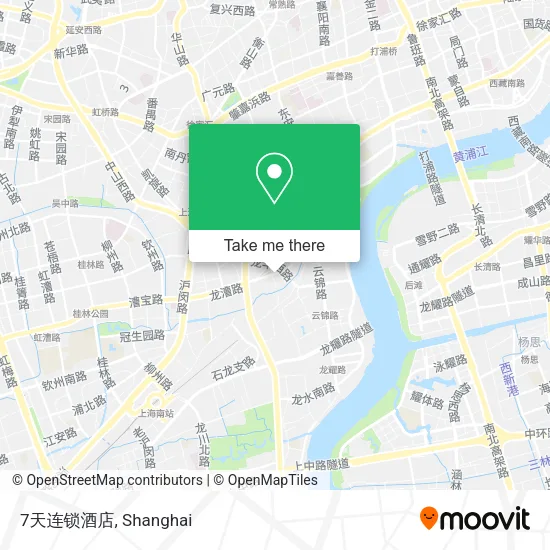 7天连锁酒店 map
