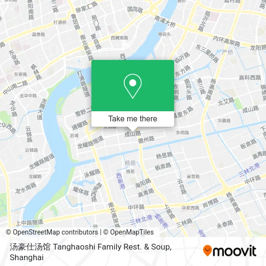 汤豪仕汤馆 Tanghaoshi Family Rest. & Soup map