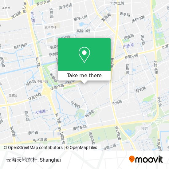 云游天地旗杆 map