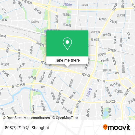 808路 终点站 map