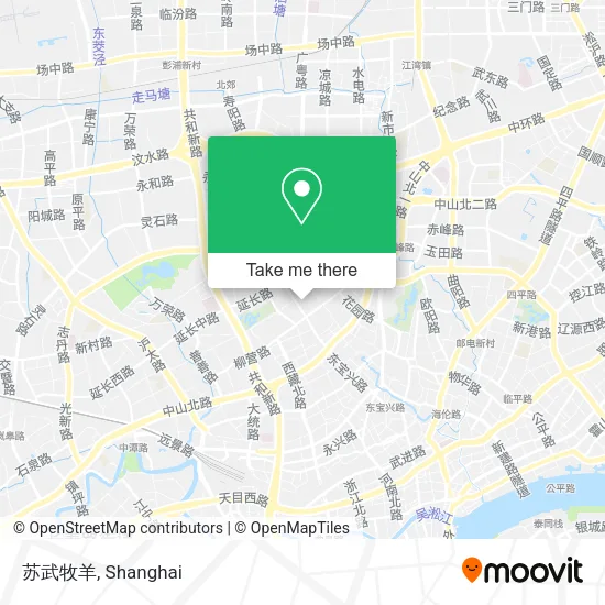 苏武牧羊 map