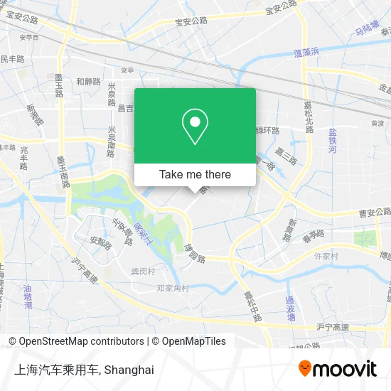 上海汽车乘用车 map