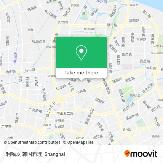 利稫友 韩国料理 map