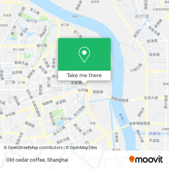 Old cedar coffee map