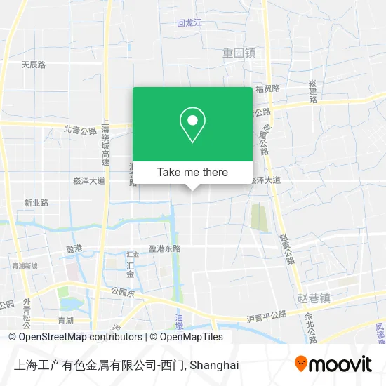 上海工产有色金属有限公司-西门 map
