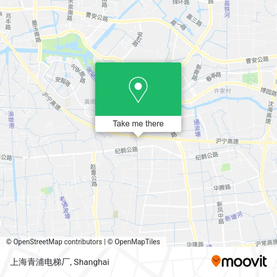 上海青浦电梯厂 map