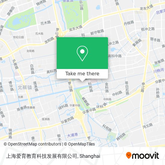 上海爱育教育科技发展有限公司 map