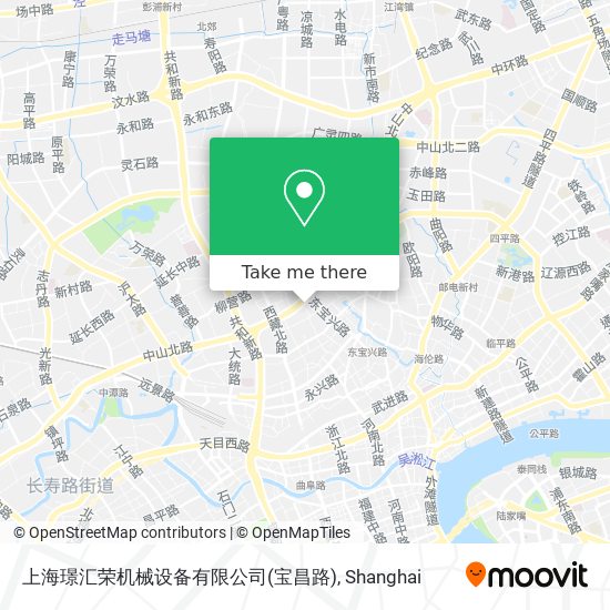 上海璟汇荣机械设备有限公司(宝昌路) map