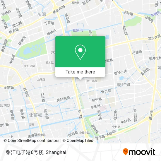 张江电子港6号楼 map