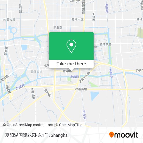 夏阳湖国际花园-东1门 map