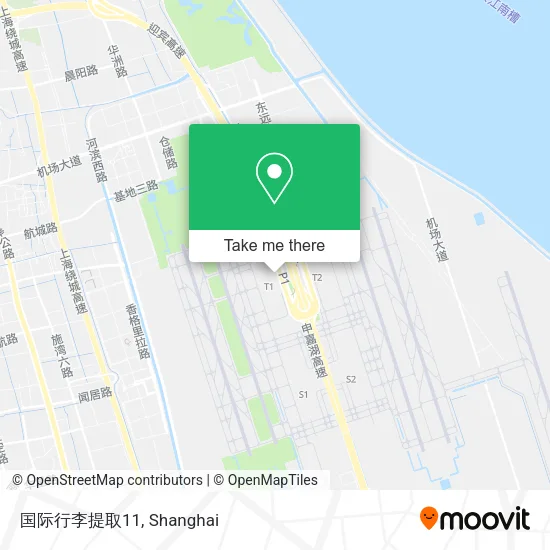 国际行李提取11 map