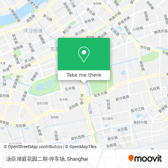 汤臣湖庭花园二期-停车场 map