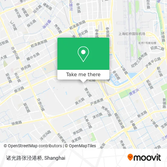 诸光路张泾港桥 map