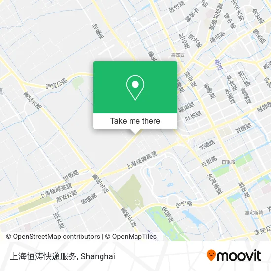 上海恒涛快递服务 map