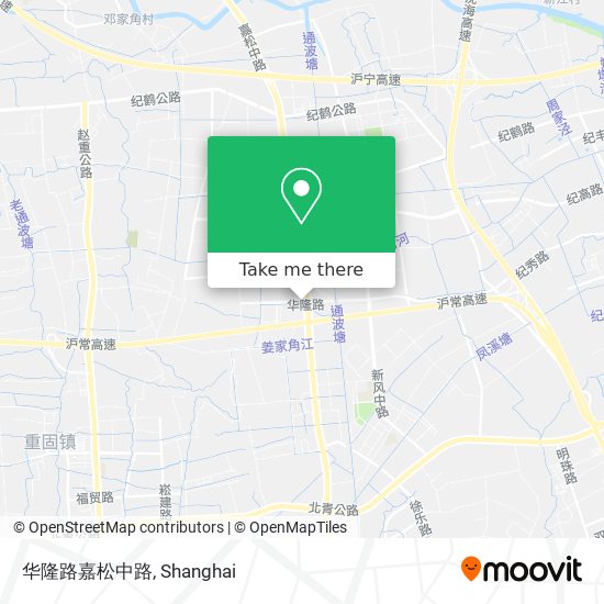 华隆路嘉松中路 map