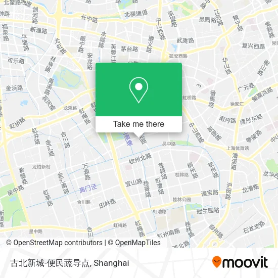 古北新城-便民蔬导点 map