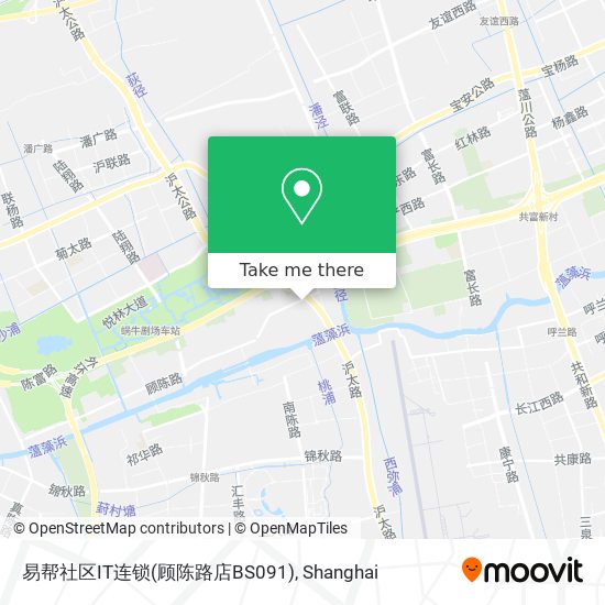 易帮社区IT连锁(顾陈路店BS091) map