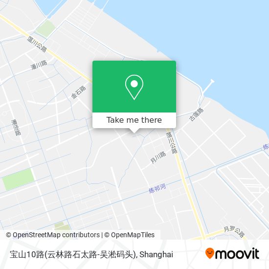 宝山10路(云林路石太路-吴淞码头) map
