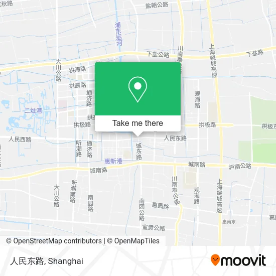人民东路 map