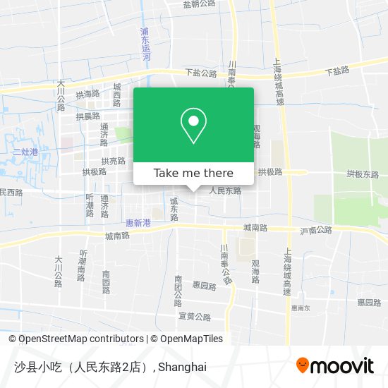 沙县小吃（人民东路2店） map