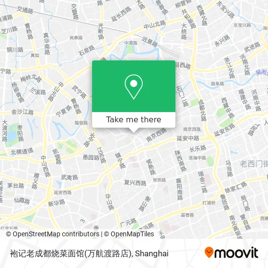 袍记老成都烧菜面馆(万航渡路店) map