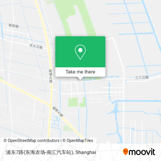 浦东7路(东海农场-南汇汽车站) map
