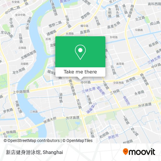 新店健身游泳馆 map