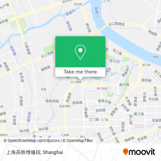 上海高铁维修段 map