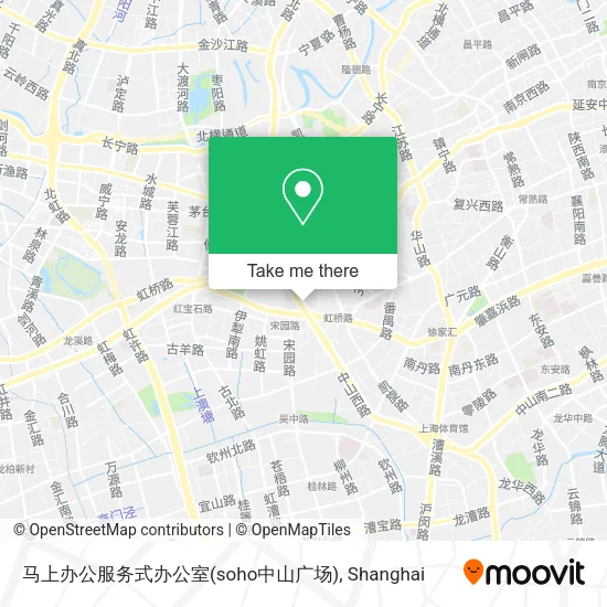 马上办公服务式办公室(soho中山广场) map
