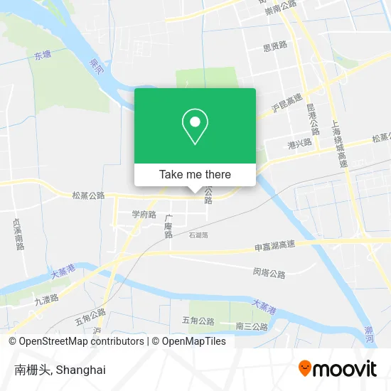 南栅头 map