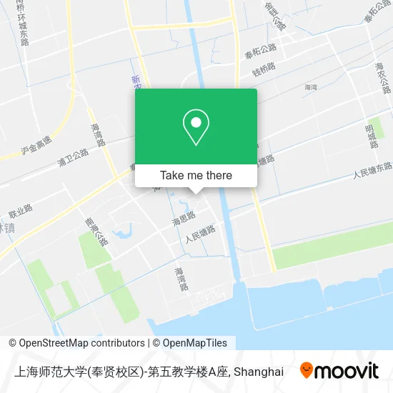 上海师范大学(奉贤校区)-第五教学楼A座 map