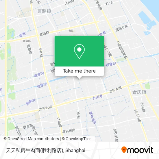 天天私房牛肉面(胜利路店) map