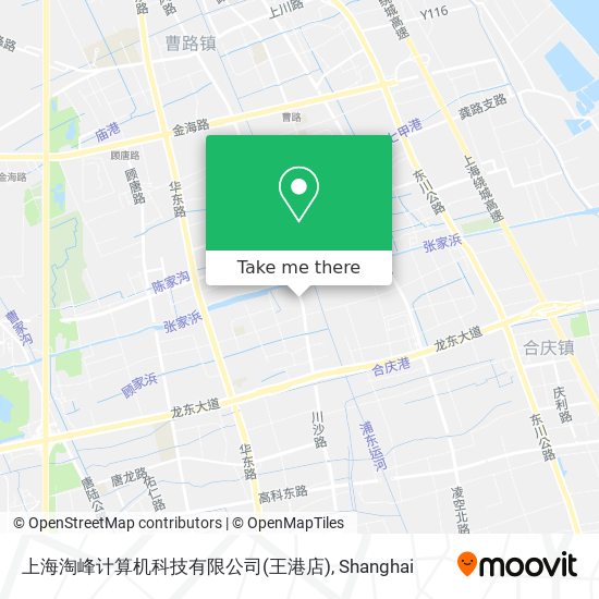 上海淘峰计算机科技有限公司(王港店) map