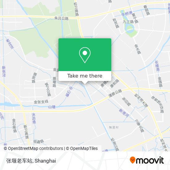 张堰老车站 map
