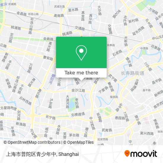 上海市普陀区青少年中 map