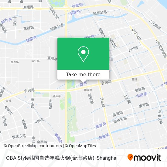 OBA Style韩国自选年糕火锅(金海路店) map