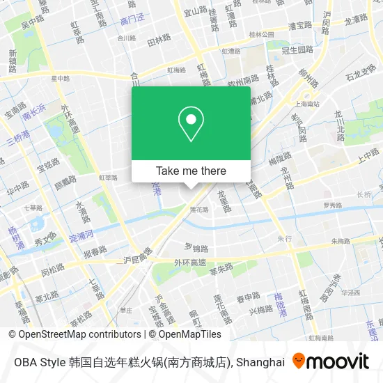 OBA Style 韩国自选年糕火锅(南方商城店) map