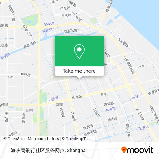 上海农商银行社区服务网点 map