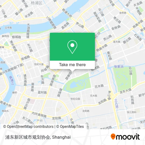 浦东新区城市规划协会 map