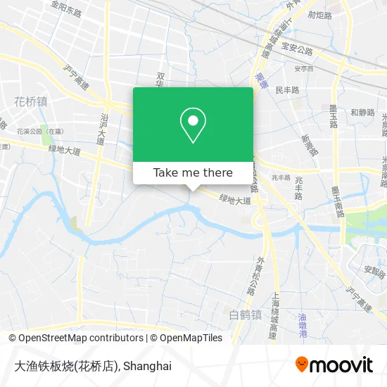 大渔铁板烧(花桥店) map