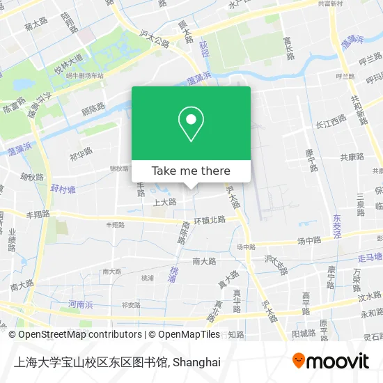 上海大学宝山校区东区图书馆 map