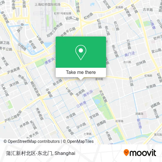 蒲汇新村北区-东北门 map